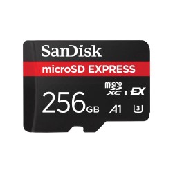 SANDISK 256GB microSD Express Card - Up to 880MB/s Read Speeds